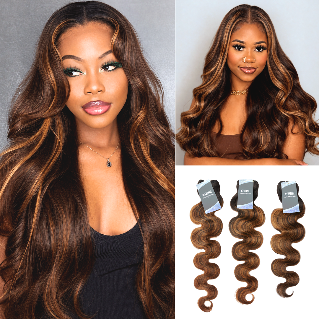 [Ashine] #FB30 Body Wave Salon Quality Virgin Brazilian Hair