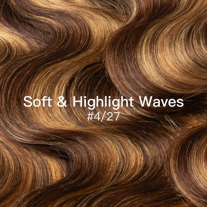 [Ashine] 4/27 Highlight Hair Bundles Brazilian Colored Human Hair Body Wave 10A