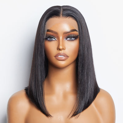 Ashine Pre-Plucked 13x4 Lace Front Straight Bob Wig 150% Density