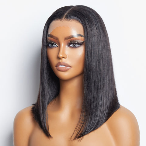 Ashine Pre-Plucked 13x4 Lace Front Straight Bob Wig 150% Density