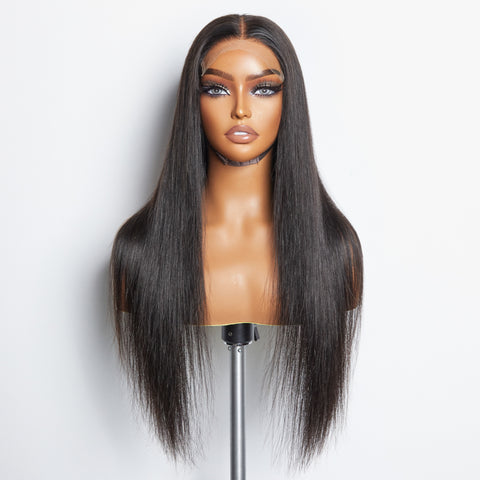 Ashine 5x5 HD Glueless Lace Closure Wig Straight 150% Density