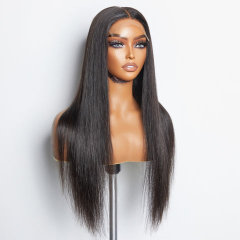 Ashine 5x5 HD Glueless Lace Closure Wig Straight 150% Density