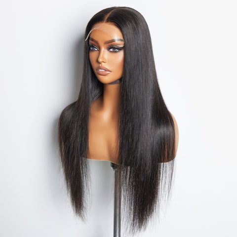 Ashine 5x5 HD Glueless Lace Closure Wig Straight 150% Density