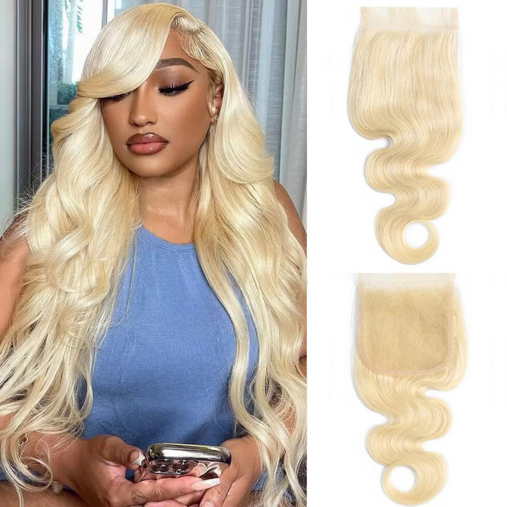 [Ashine] #613 Body Wave Free Parted  4x4 HD Lace Closure 100% Virgin Vietnamese Hair