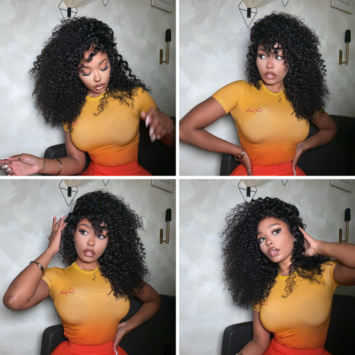 [Ashine] Burmese Curly Virgin Human Hair Bundles Extension 12A