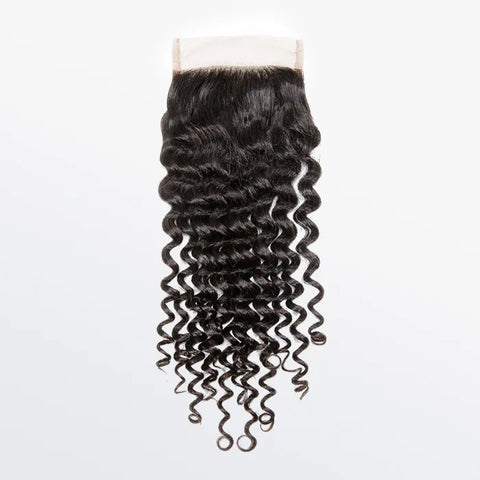 [Ashine] Upgrade Free Parted Lace 2x6 Closure #1B Natural Black 100% Human Hair Pre Plucked Pre Bleached Pre Cut