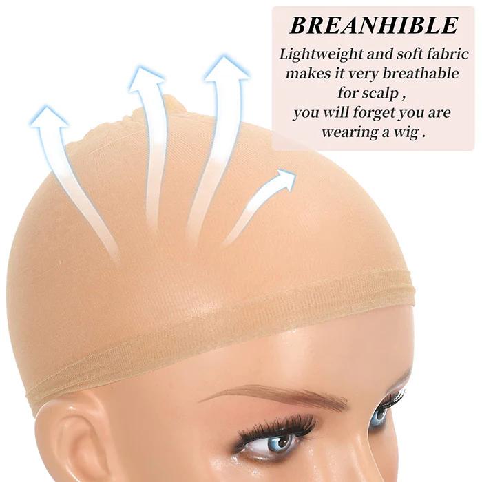 [Ashine] Ultra-Thin HD Wig Cap Breathable, Transparent and Sweat-Absorbent Nylon Material