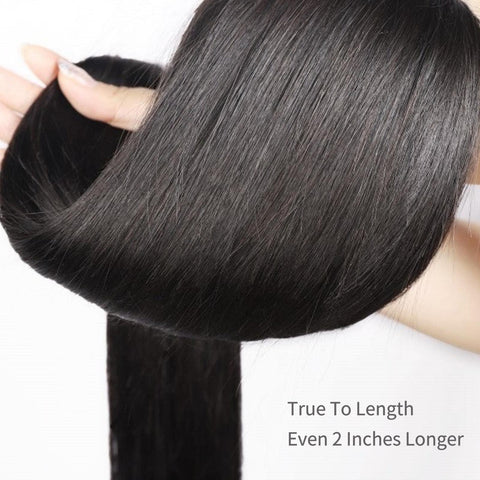 Ashine Salon Quality Virgin Brazilian Hair #1B Natural Black