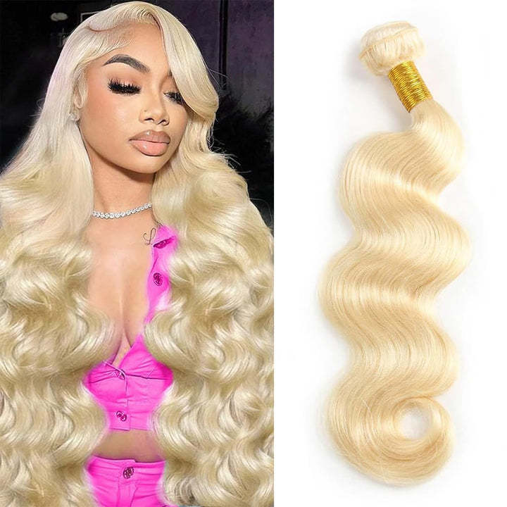 [Ashine] 613 Blonde Bundles Straight Body Wave 12A 100% Brazilian Virgin Human Hair