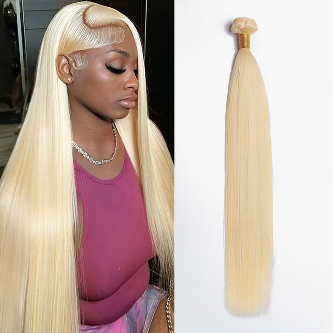 [Ashine] 613 Blonde Bundles Straight Body Wave 12A 100% Brazilian Virgin Human Hair