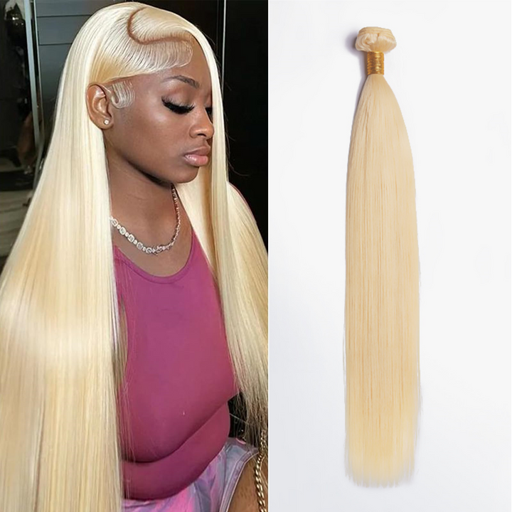 [Ashine] 613 Blonde Bundles Straight Body Wave 12A 100% Brazilian Virgin Human Hair