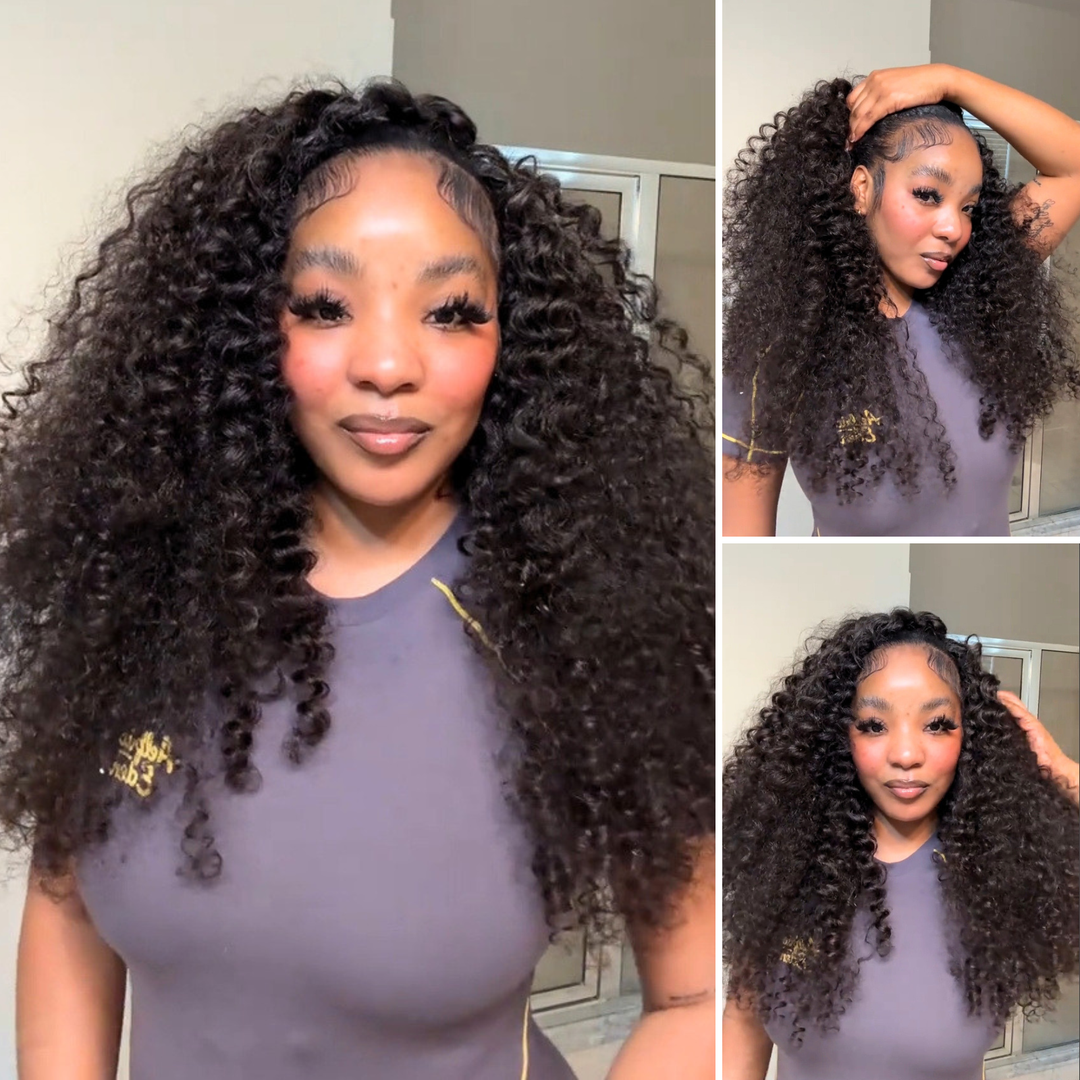 [Ashine] Burmese Curly Virgin Human Hair Bundles Extension 10A