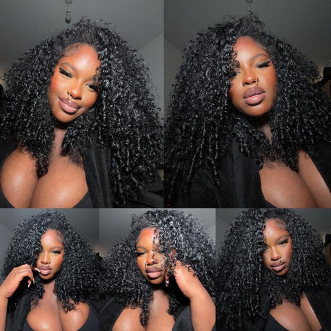 [NEW IN] Ashine Burmese Curly Virgin Human Hair Bundles Curly Hair Extension-12A