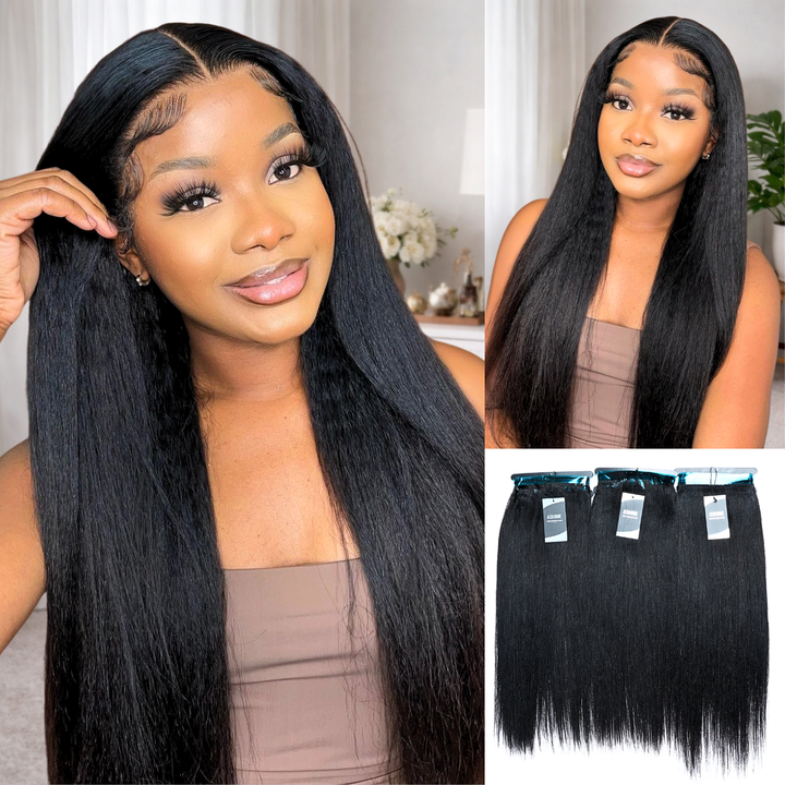 [Ashine] Pre-Glued Bundle: Press-Set & Slay! PEELN'SLAY: No Glue All-in-One Reusable Hair Kit (Cap Included)