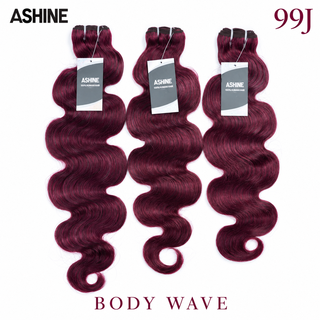[Ashine] #99J Body Wave Salon Quality Virgin Brazilian Hair
