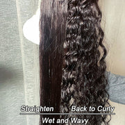 Ashine Wet And Wavy | Throw On & Go Water Wave Glueless Long Headband Wig 100% Human Hair