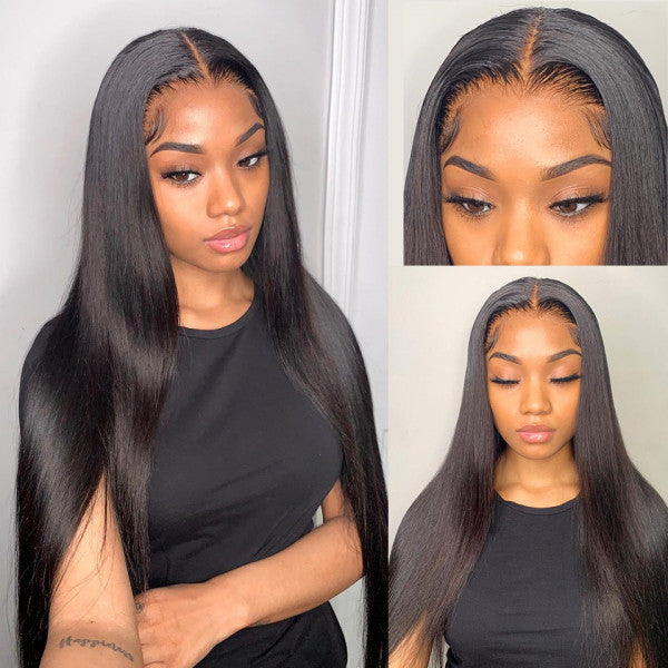 AShine Straight Skin Melt Transparent Wigs HD Lace Front Wigs